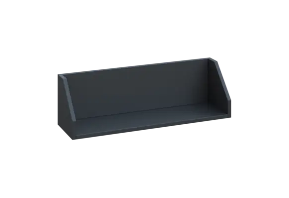 BPA - 80 police na zeď, 240x800x240, antracit